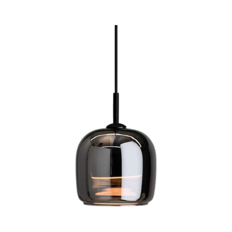 Luxlyn - Nordisk Sort Glas Pendellampe Moderne LED Luksus Hjem